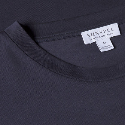 Sunspel S/S Riviera T-Shirt Navy - The Sporting Lodge