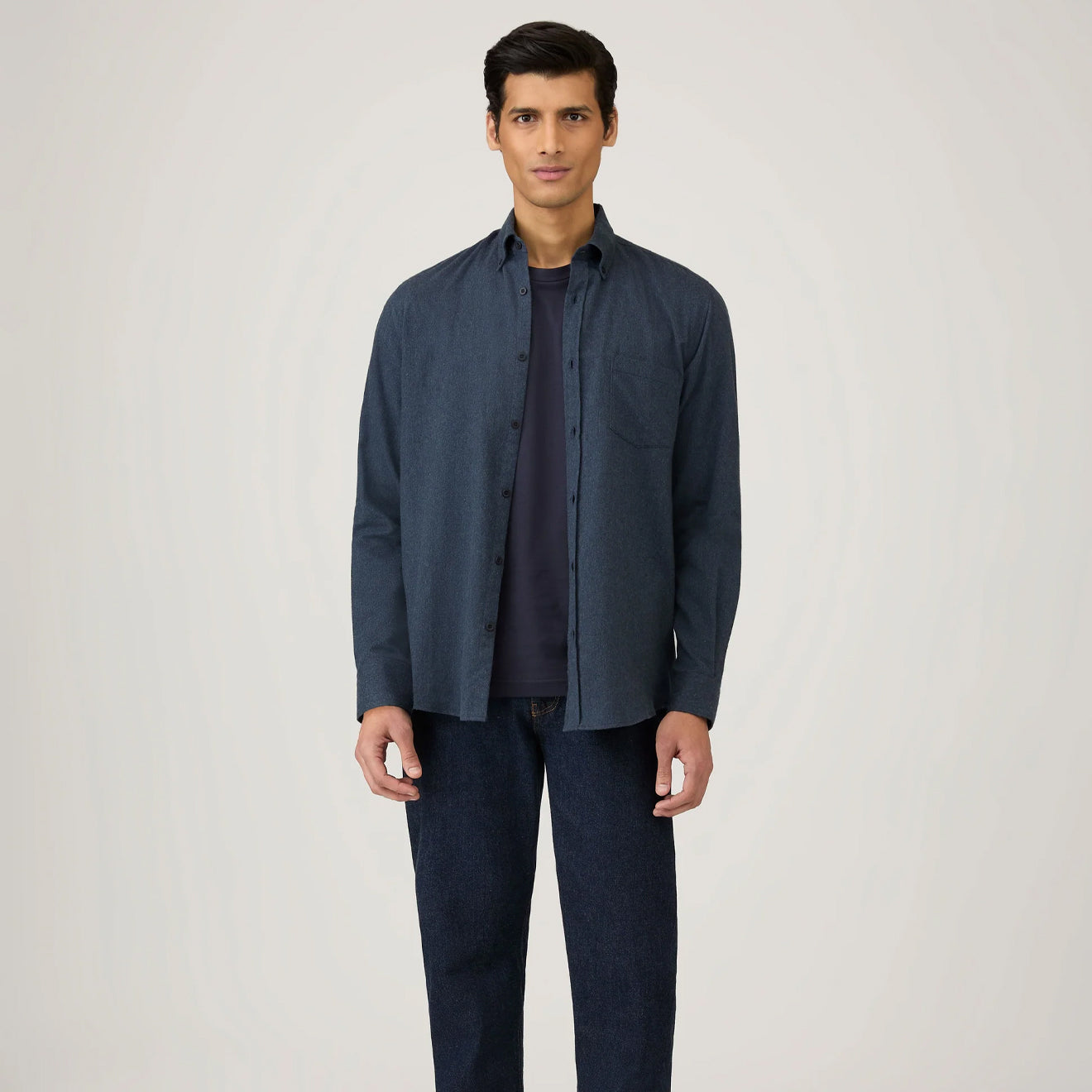 Sunspel S/S Riviera T-Shirt Navy - The Sporting Lodge