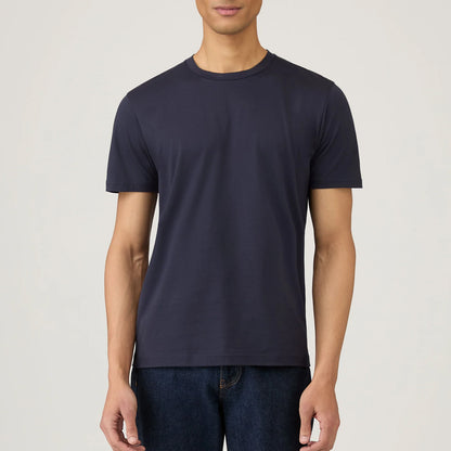 Sunspel S/S Riviera T-Shirt Navy - The Sporting Lodge