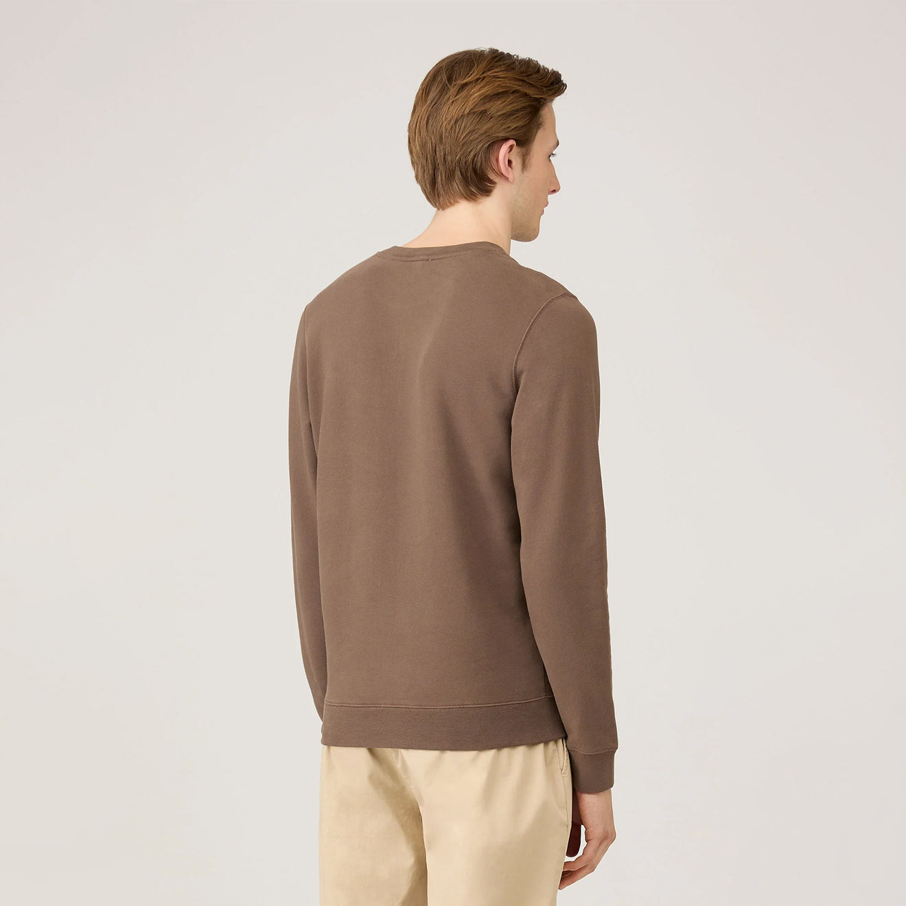 Sunspel Sweatshirt Bark - The Sporting Lodge