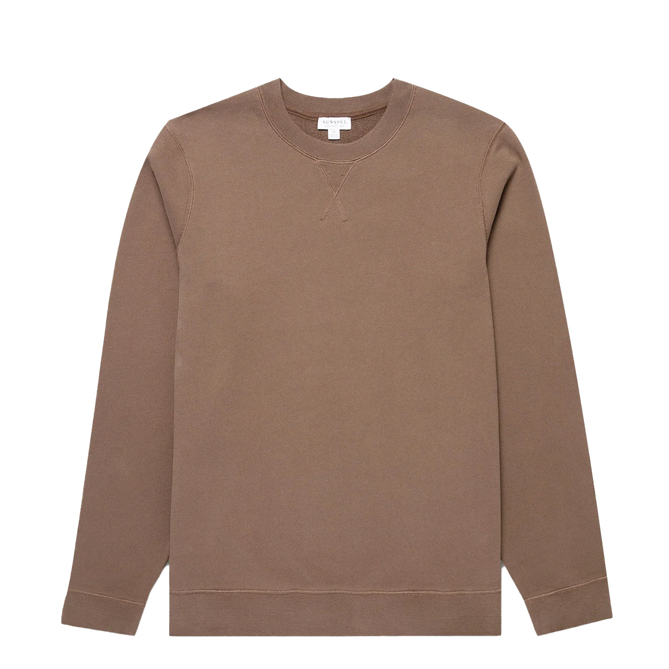 Sunspel Sweatshirt Bark - The Sporting Lodge