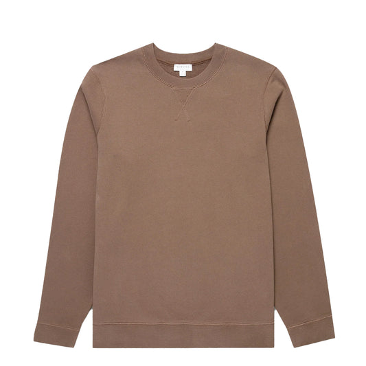 Sunspel Sweatshirt Bark - The Sporting Lodge