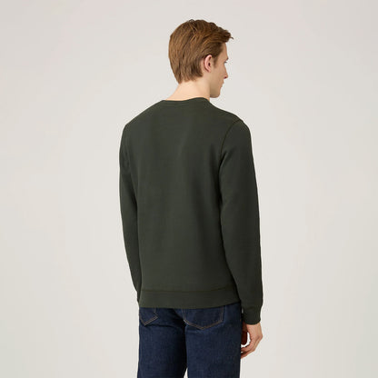 Sunspel Sweatshirt Dark Green - The Sporting Lodge