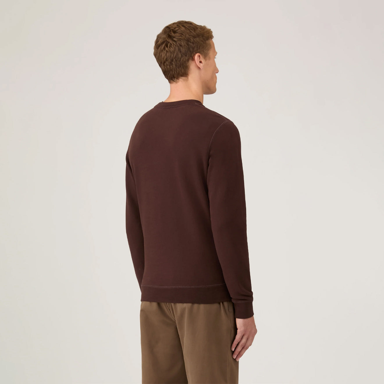 Sunspel Sweatshirt Truffle - The Sporting Lodge