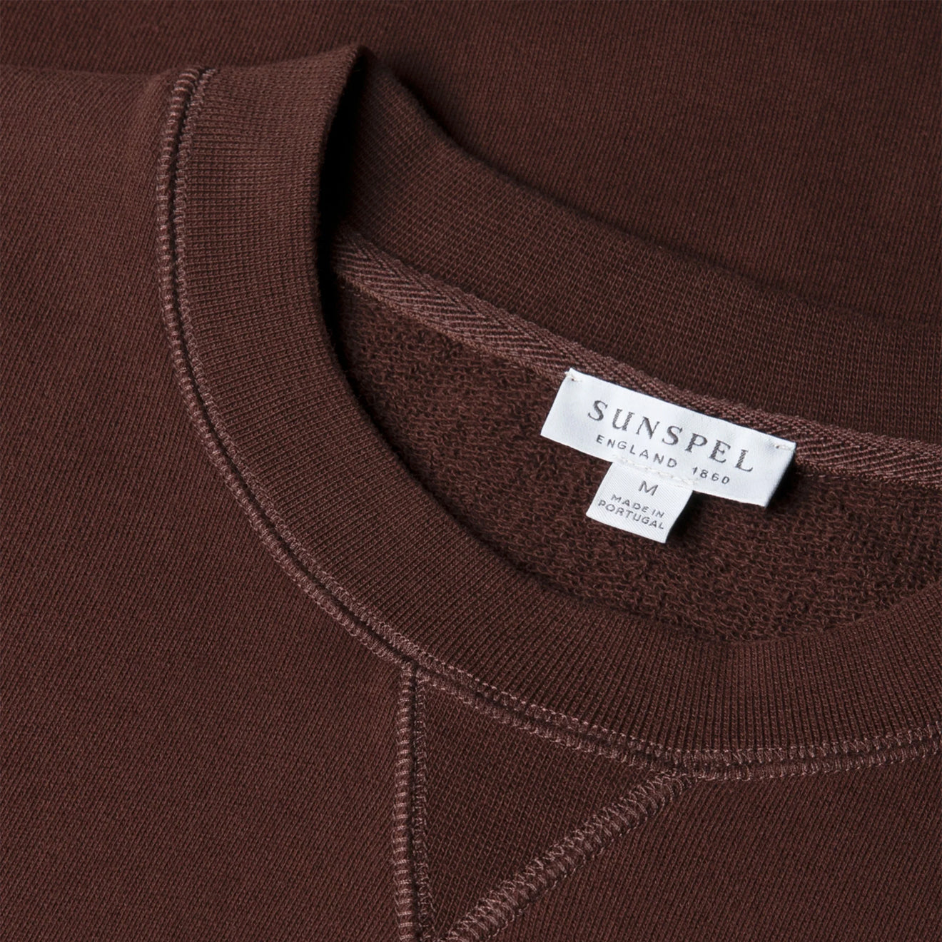 Sunspel Sweatshirt Truffle - The Sporting Lodge