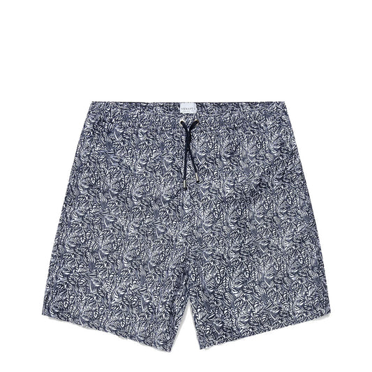 Sunspel Swim Shorts Navy Tropics Print