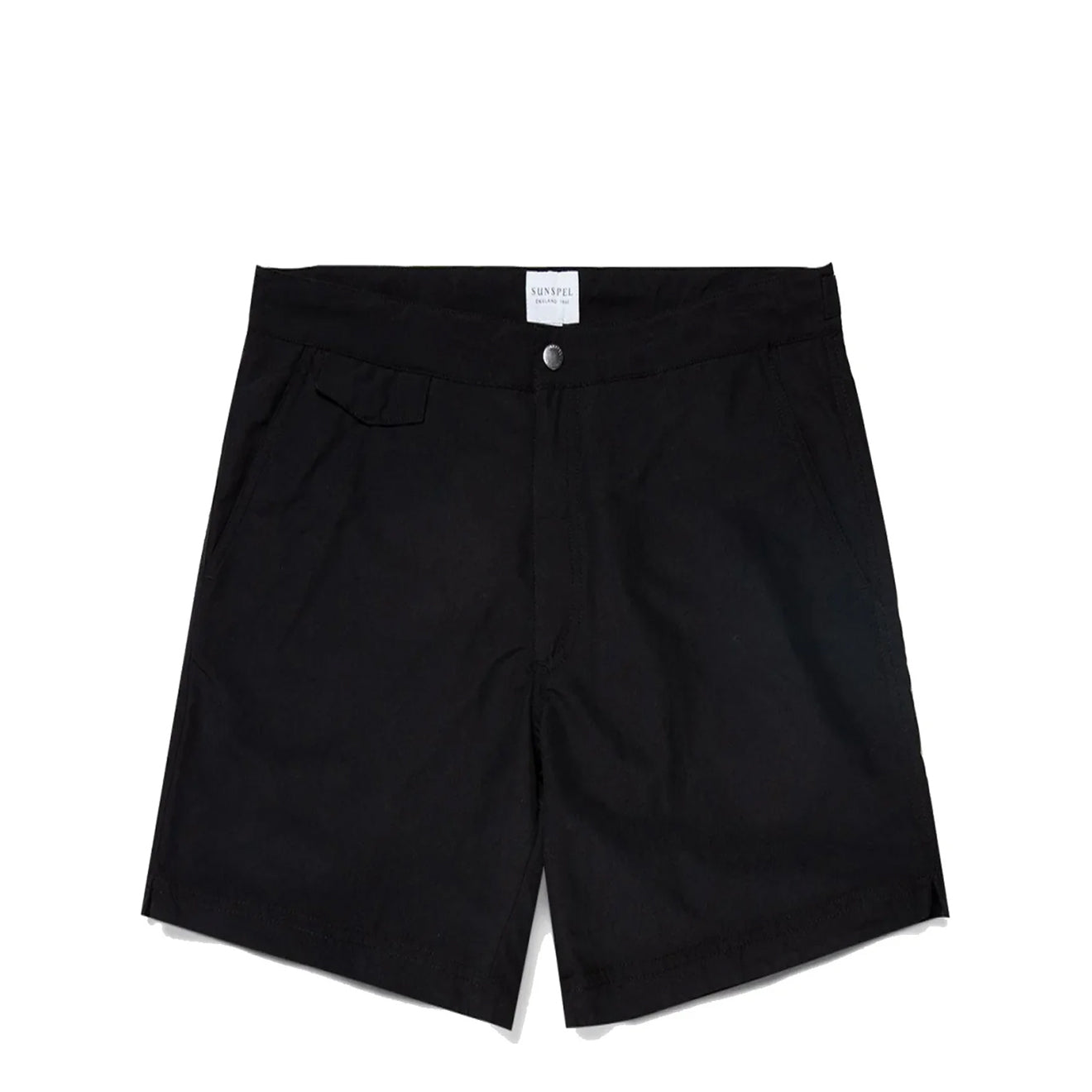 Sunspel Tailored Swim Short Black - The Sporting Lodge