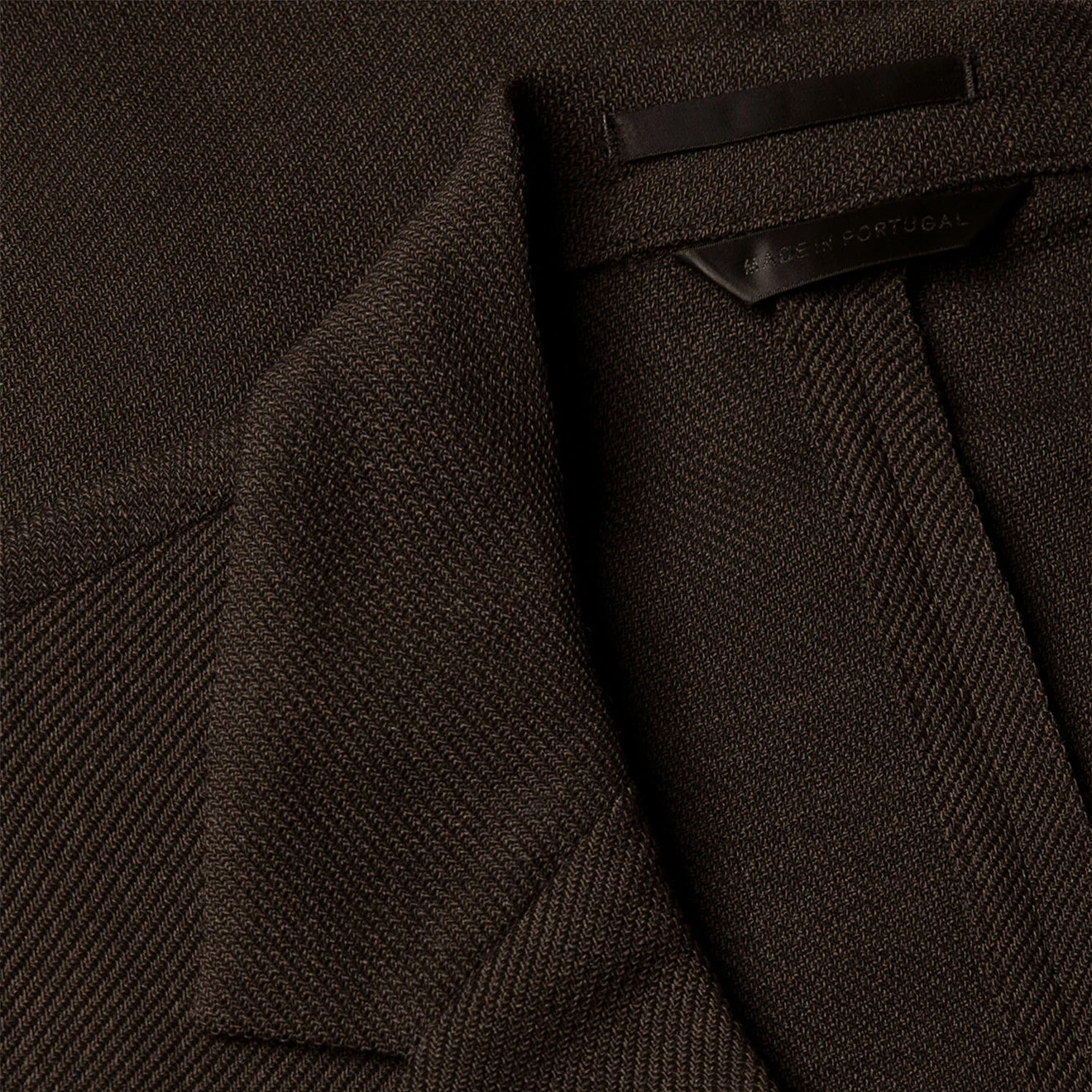 Sunspel Textured Wool Blazer Truffle - The Sporting Lodge