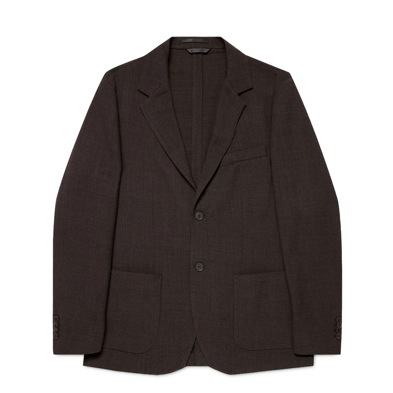 Sunspel Textured Wool Blazer Truffle - The Sporting Lodge