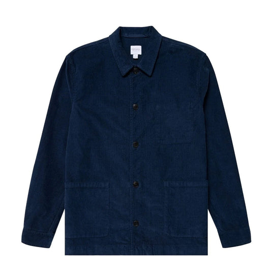 Sunspel Twin Pocket Jacket Ink Blue - The Sporting Lodge