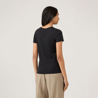Sunspel Womens Classic T-Shirt Black