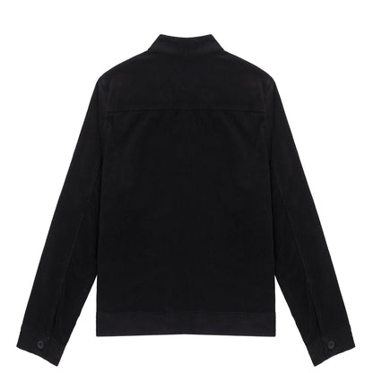 Sunspel Womens Corduroy Boxy Jacket Black - The Sporting Lodge