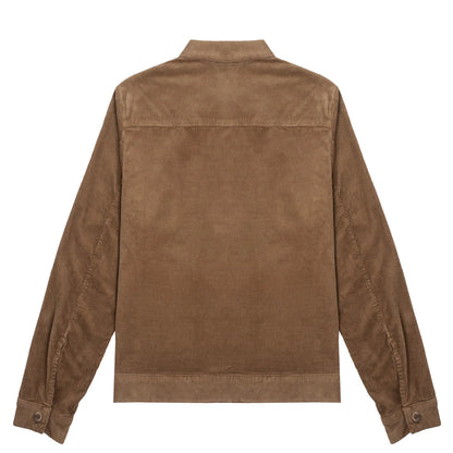 Sunspel Womens Corduroy Boxy Jacket Dark Camel