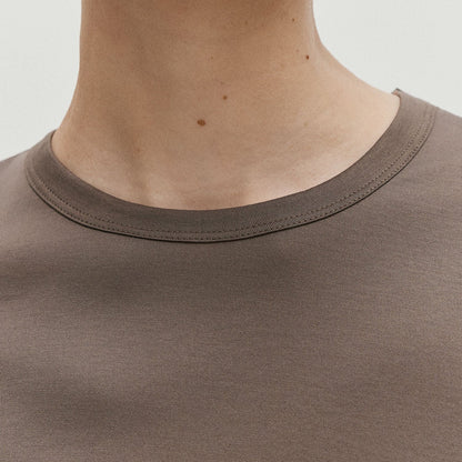 Sunspel Womens Everyday L/S T-Shirt Dark Cedar
