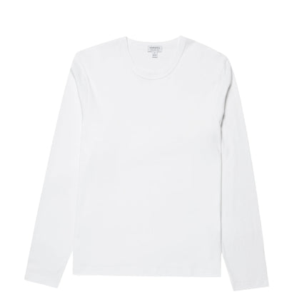 Sunspel Womens Everyday L/S T-Shirt White