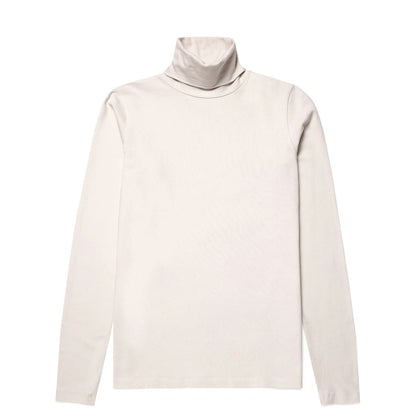Sunspel Womens L/S Roll Neck Top Ecru - The Sporting Lodge