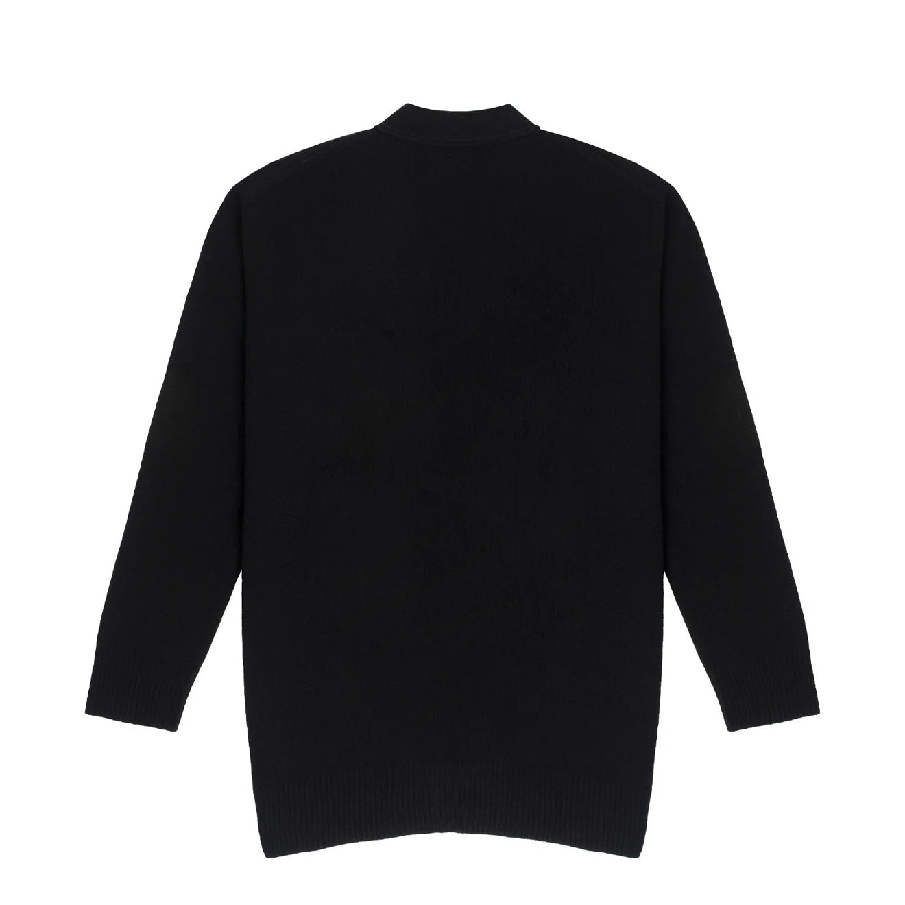 Sunspel Womens Lambswool Cardigan Black - The Sporting Lodge