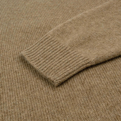 Sunspel Womens Lambswool Crew Mink - The Sporting Lodge