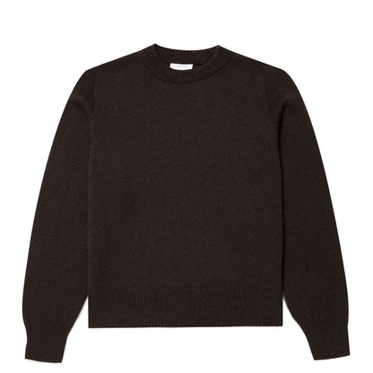 Sunspel Womens Lambswool Crew Neck Jumper Truffle