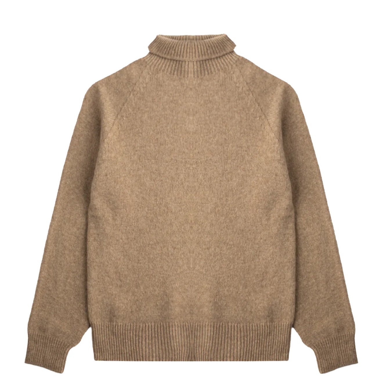Sunspel Womens Lambswool Funnel Mink - The Sporting Lodge