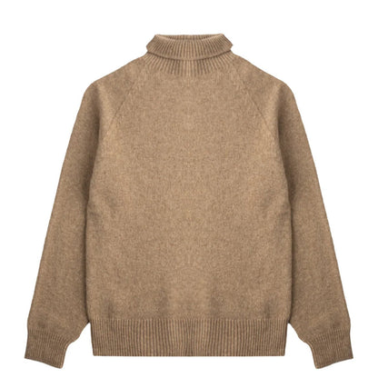 Sunspel Womens Lambswool Funnel Mink - The Sporting Lodge