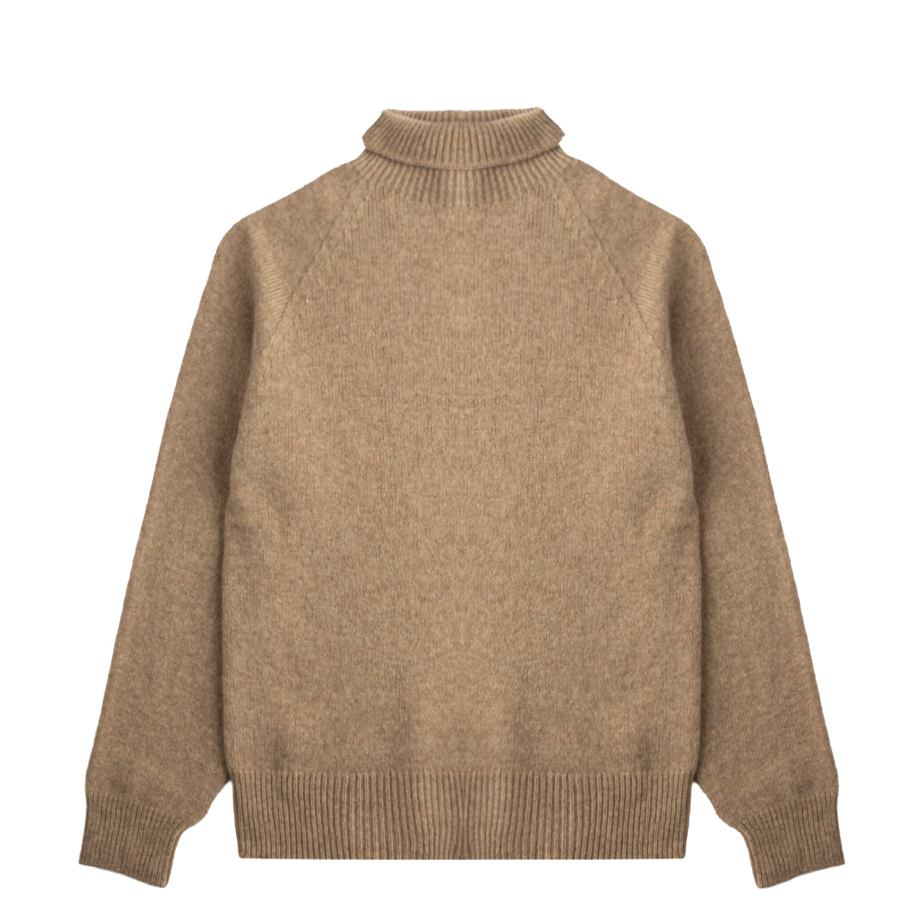 Sunspel Womens Lambswool Funnel Mink - The Sporting Lodge