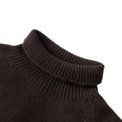 Sunspel Womens Lambswool Funnel Truffle - The Sporting Lodge