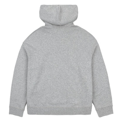 Sunspel Womens Loopback Hoody Grey Melange - The Sporting Lodge