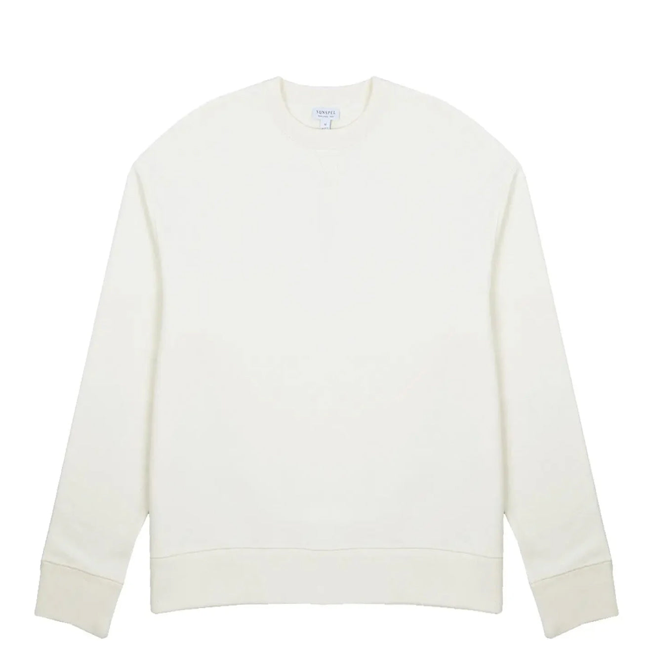 Sunspel Womens Loopback Sweatshirt Archive White - The Sporting Lodge