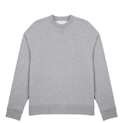 Sunspel Womens Loopback Sweatshirt Grey Melange - The Sporting Lodge