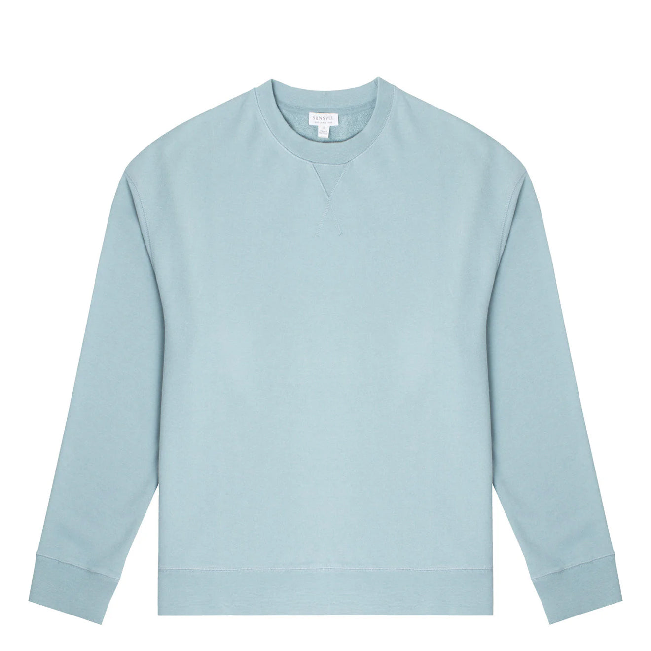 Sunspel Womens Loopback Sweatshirt Storm Blue - The Sporting Lodge