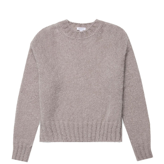 Sunspel Womens Mohair Jumper Sandstone - The Sporting Lodge