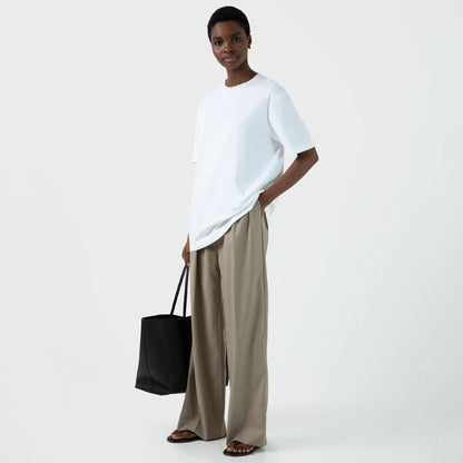 Sunspel Womens Oversized T-Shirt White