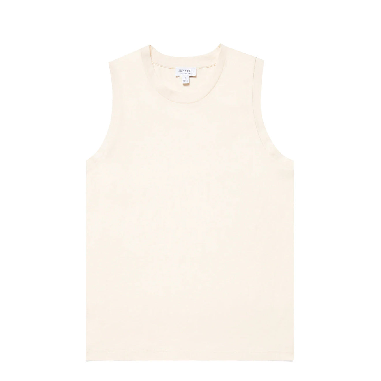 Sunspel Womens Tank T-Shirt Undyed - The Sporting Lodge