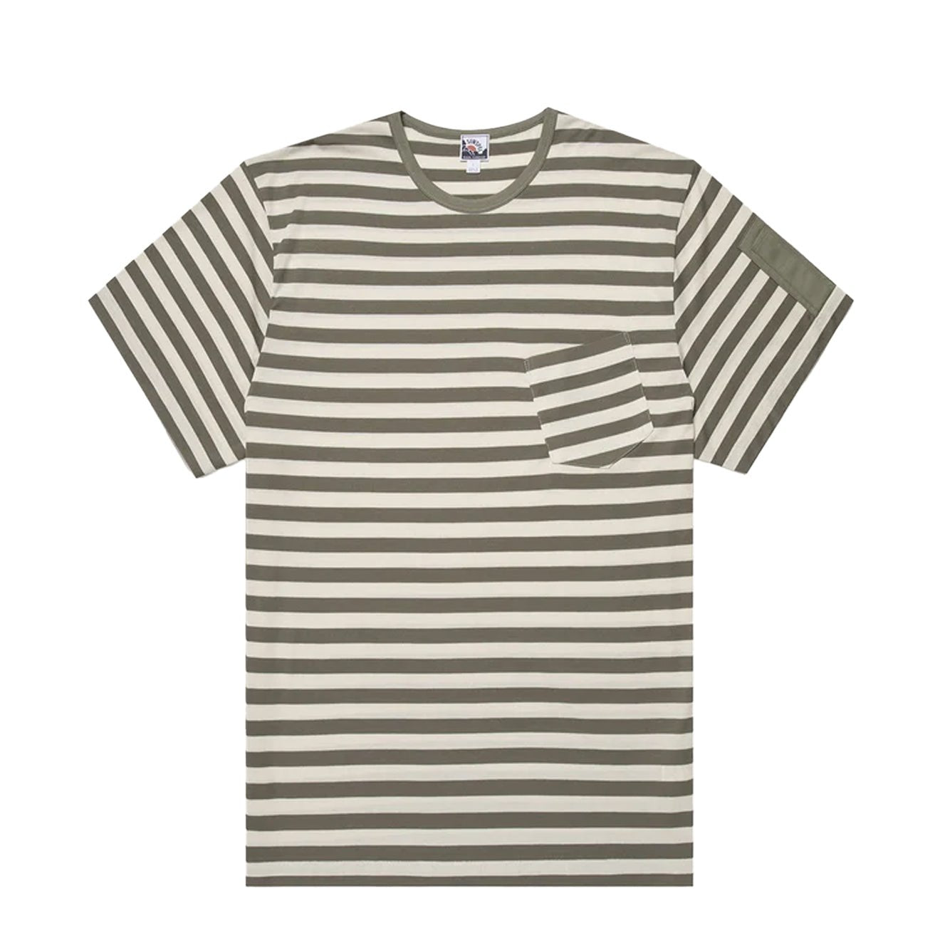 Sunspel X Nigel Cabourn T-Shirt Army Green / Stone White