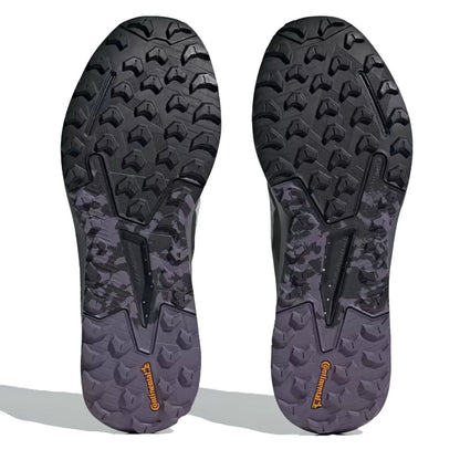 Adidas Terrex Agravic Flow 2.0 Trail Running Shoes Wonder Silver / Crystal White / Lucid Lemon - The Sporting Lodge