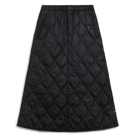 Taion Womens Military Down Skirt Black