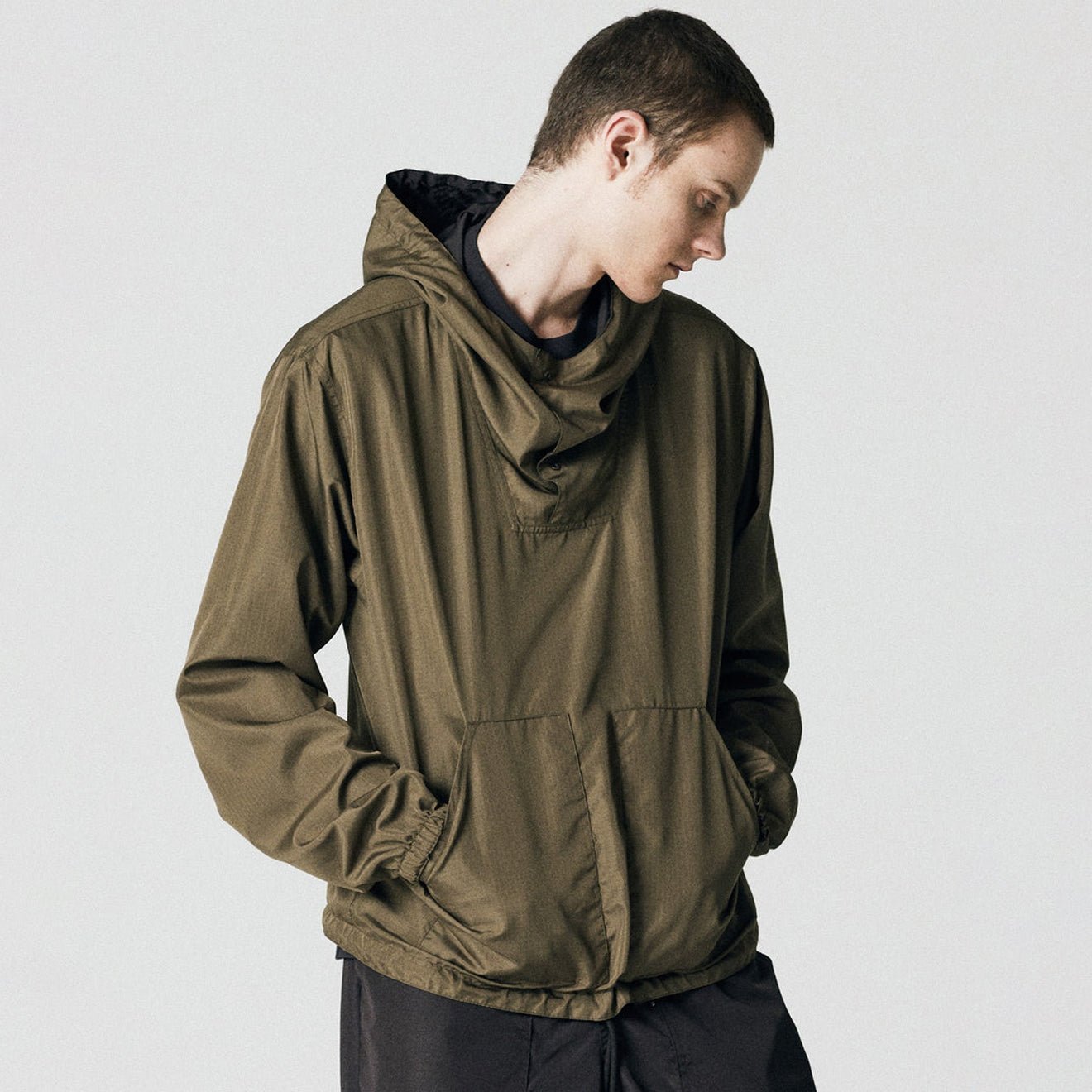 Taion Military Reversible Anorak Black - The Sporting Lodge