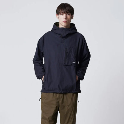 Taion Mountain Non Down Reversible Hooded Jacket Dark Olive / Dark Navy - The Sporting Lodge
