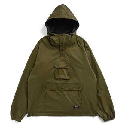 Taion Mountain Non Down Reversible Hooded Jacket Dark Olive / Dark Navy - The Sporting Lodge