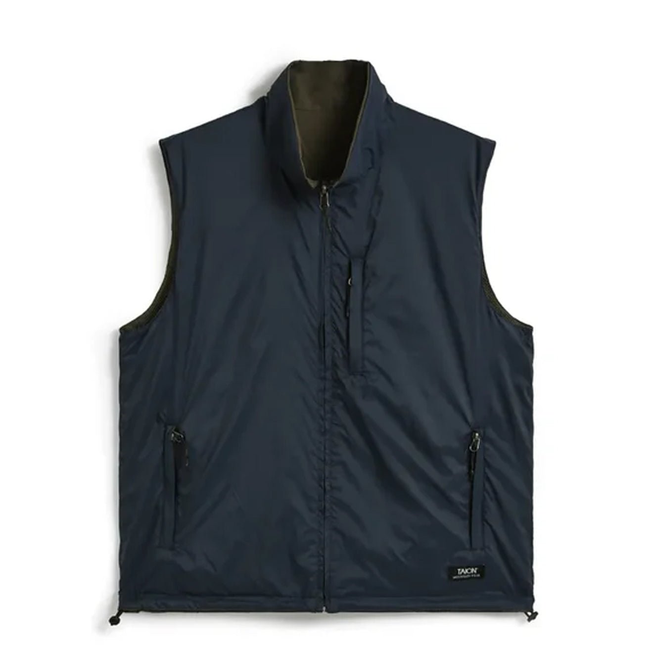 Taion Mountain Reversible Mesh Vest Dark Olive / Dark Navy - The Sporting Lodge