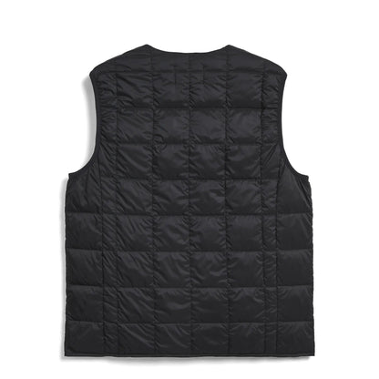 Taion Womens Crewneck Button Down Vest Black