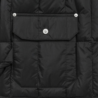 Taion Work Crew Neck Down Jacket Black - The Sporting Lodge
