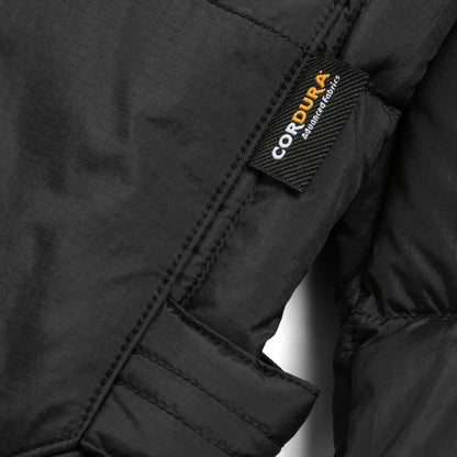 Taion Work Crew Neck Down Jacket Black - The Sporting Lodge
