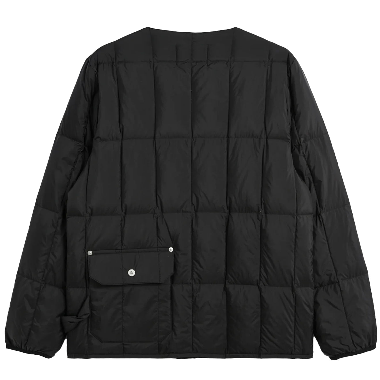 Taion Work Crew Neck Down Jacket Black - The Sporting Lodge