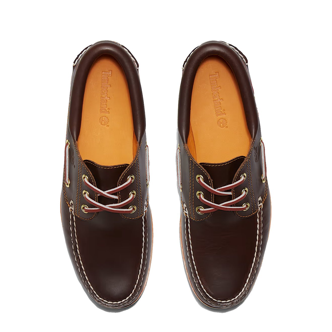 Timberland Authentic 3-Eye Lug Handsewn Boat Shoe Brown - The Sporting Lodge
