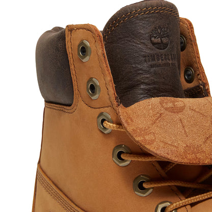 Timberland Womens 6-Inch Lace Waterproof Boot Wheat Nubuck