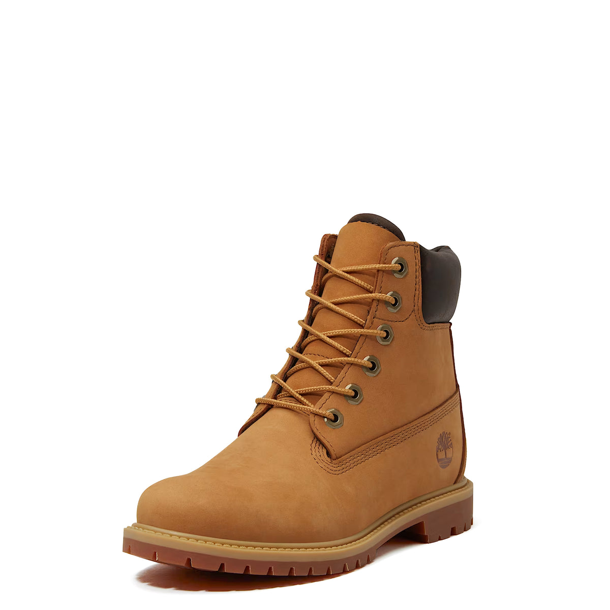 Timberland Womens 6-Inch Lace Waterproof Boot Wheat Nubuck