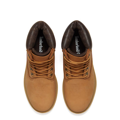 Timberland Womens 6-Inch Lace Waterproof Boot Wheat Nubuck