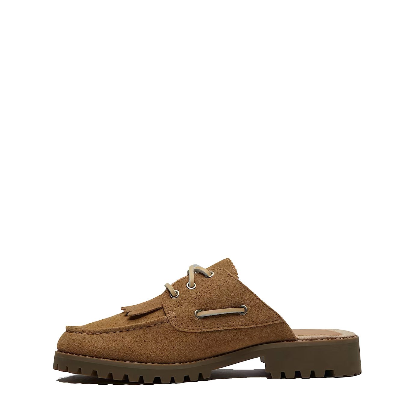 Timberland Womens Mix Tape Authentic Mule Beige - The Sporting Lodge